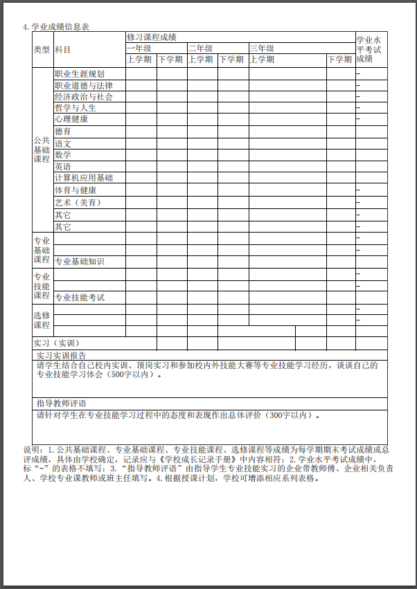 福建省中职学生综合素质评价系统